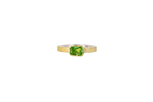 Tsavorite Garnet Ring