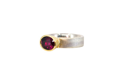 Deep Garnet Ring