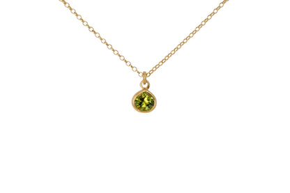 Green Tourmaline Pendant