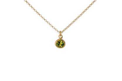 Green Tourmaline Pendant