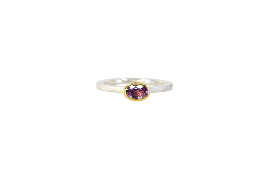 Purple Sapphire stacking Ring