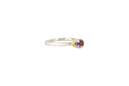 Purple Sapphire stacking Ring