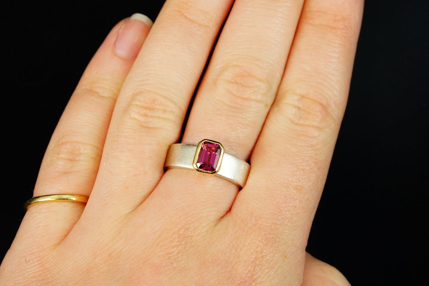 Emerald Cut Pink Tourmaline