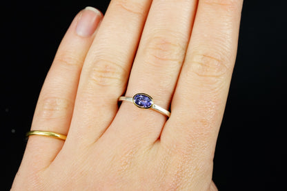 Refined Purple Sapphire Ring