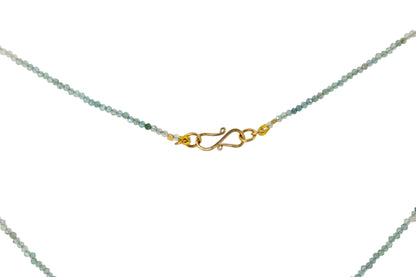 Little Aquamarine Bead Necklace
