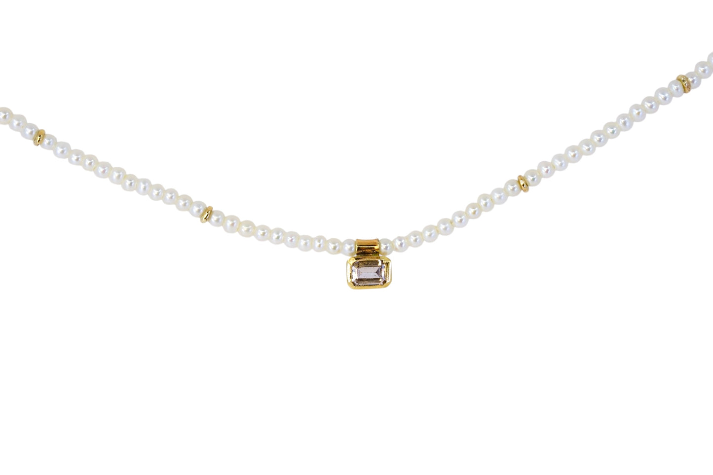 Pearl & Sapphire Necklace