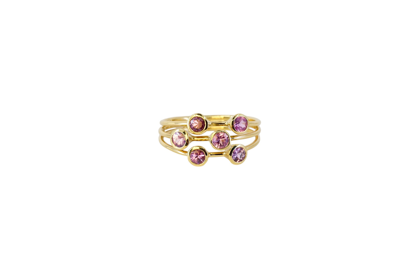 Pink Sapphire Jazz Ring