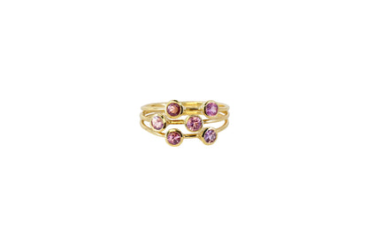 Pink Sapphire Jazz Ring