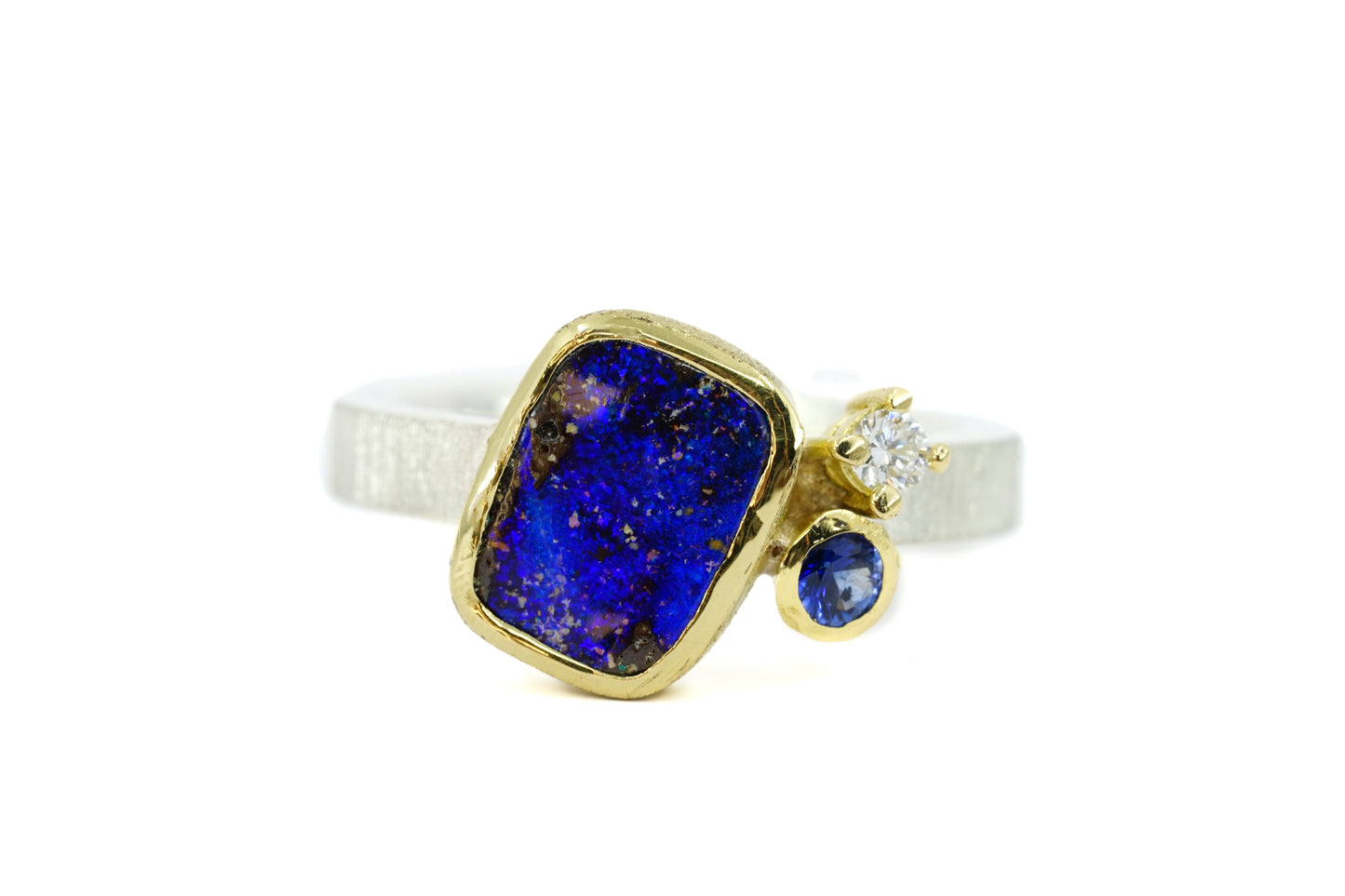 Boulder Opal Ring