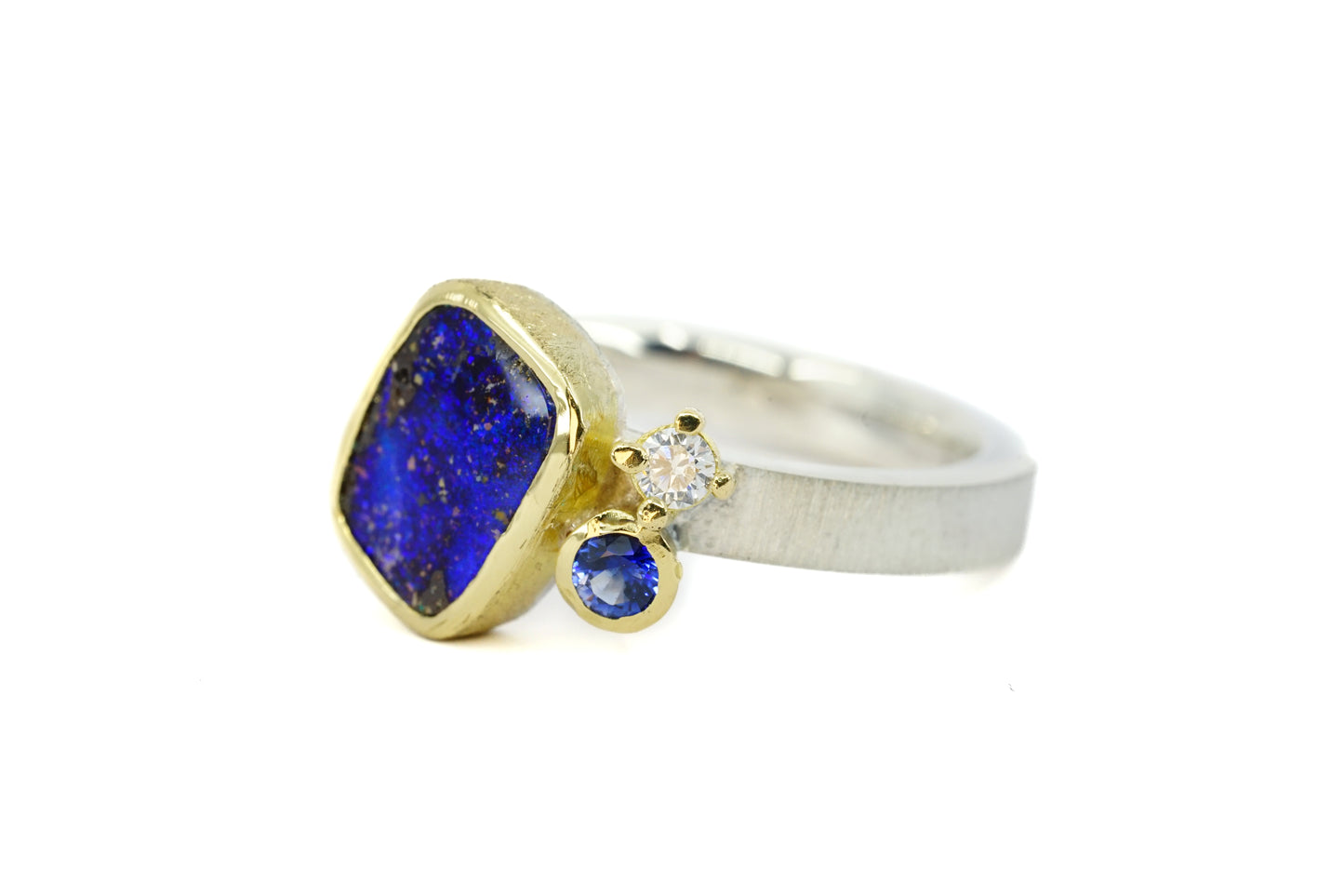 Boulder Opal Ring