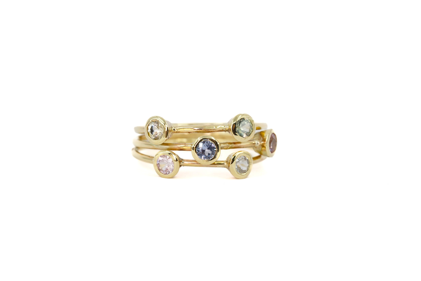 Jazz 9ct Gold Sapphire Ring