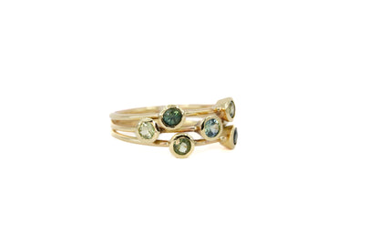 Jazz 9ct Gold Sapphire Ring