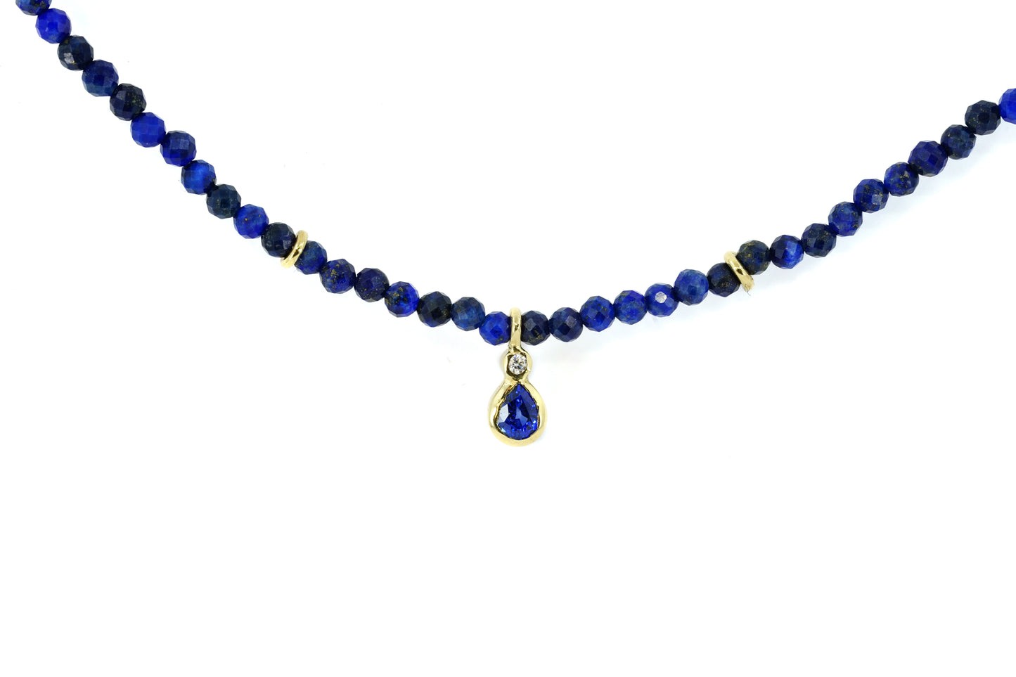 Sapphire and Lapis Lazuli Necklace