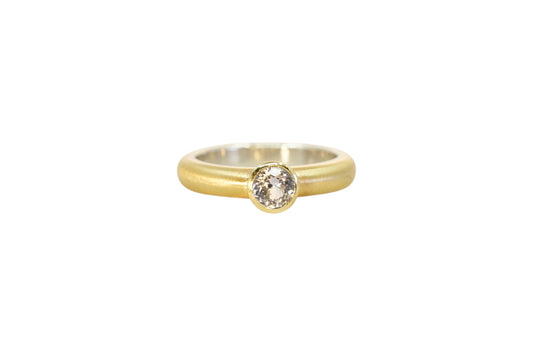 Pale Blue Sapphire Ring