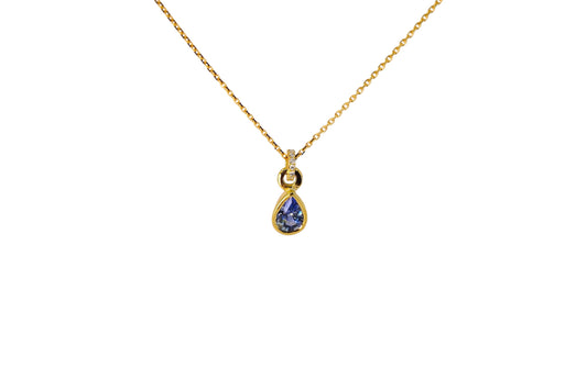 Sapphire and Diamond Pendant