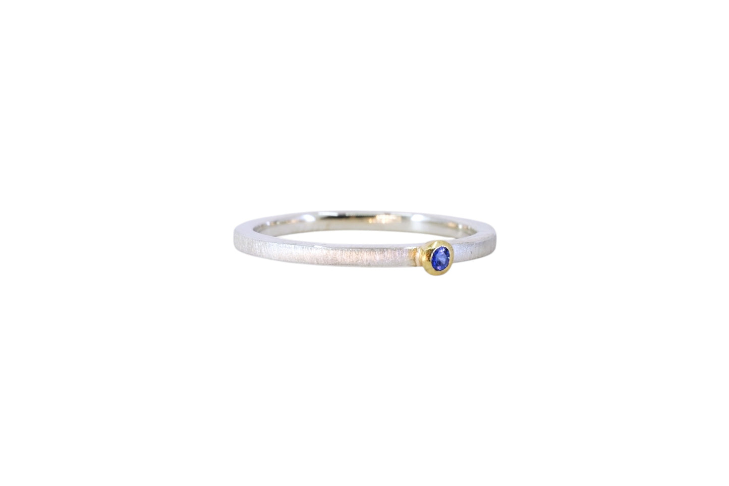 Little Blue Sapphire Stacking Ring