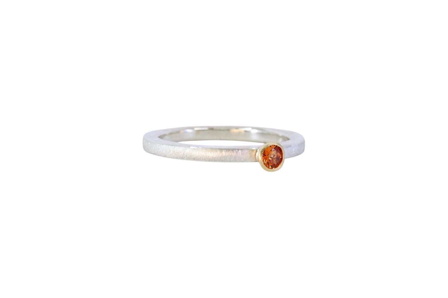 Little Orange Sapphire Ring