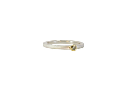 Champagne Diamond Stacking Ring