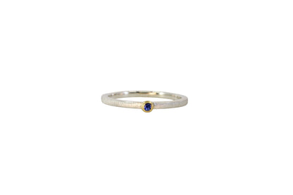 Little Blue Sapphire Stacking Ring