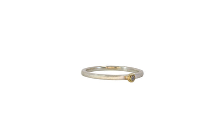 Champagne Diamond Stacking Ring