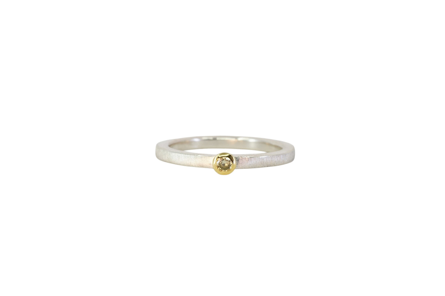 Champagne Diamond Stacking Ring