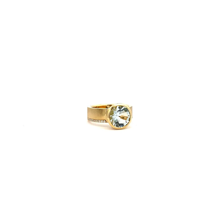 Aquamarine Darcy Diamond Ring