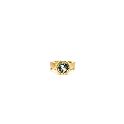 Aquamarine Darcy Diamond Ring